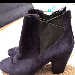 Suede heels